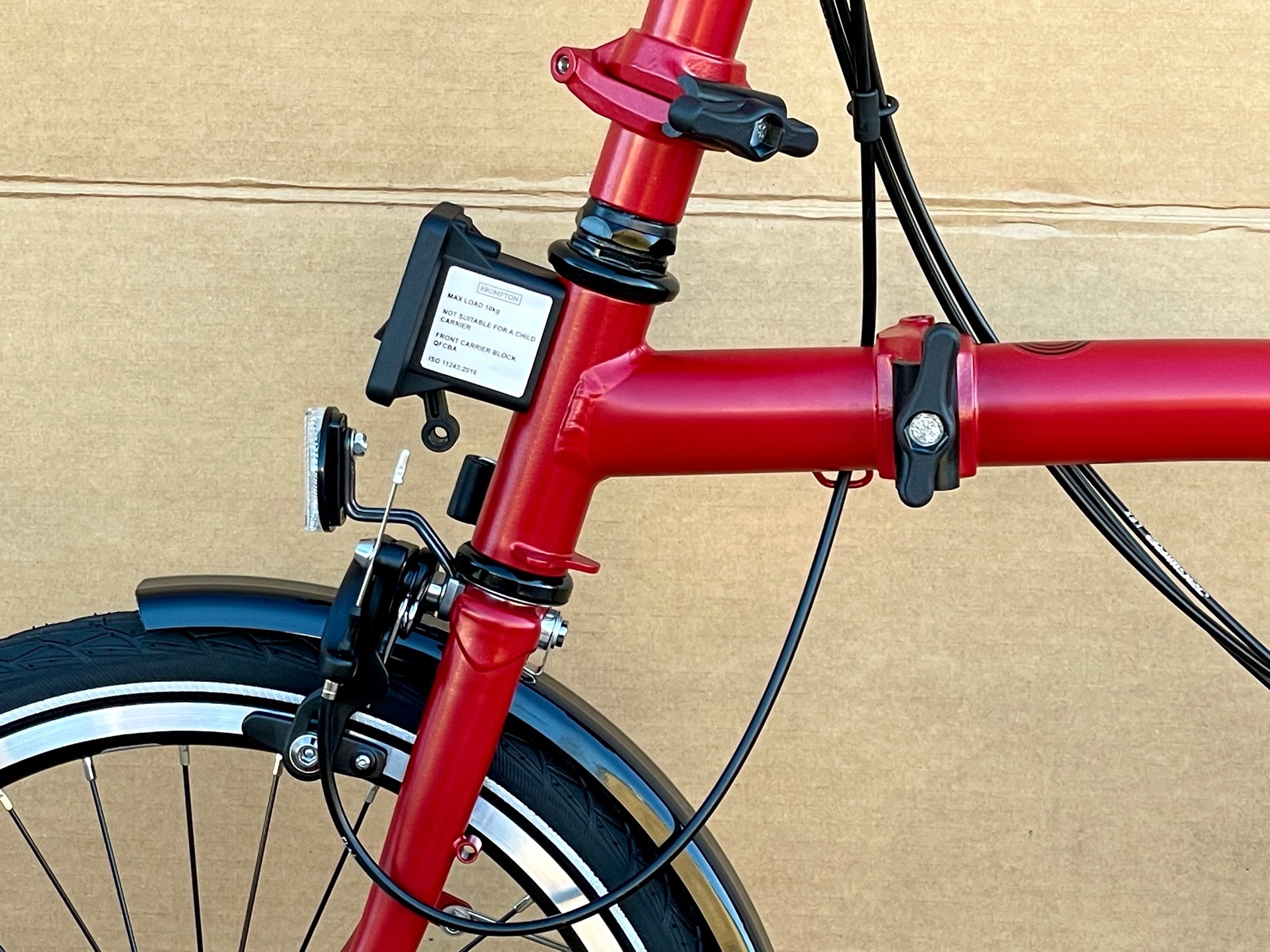 2023 Brompton C Line Explore High HB House Red Black Edition H6L