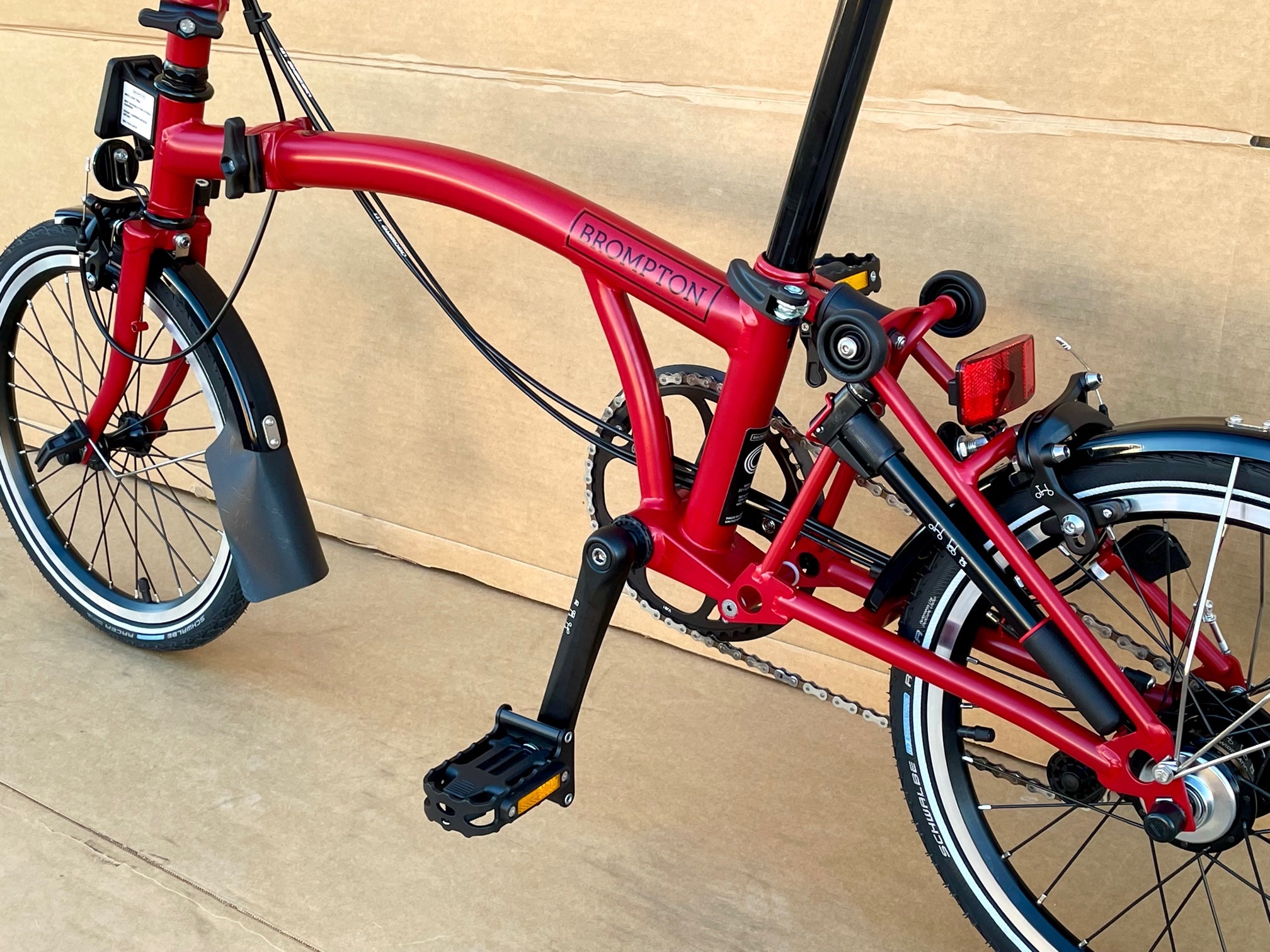 Brompton sale rocket red