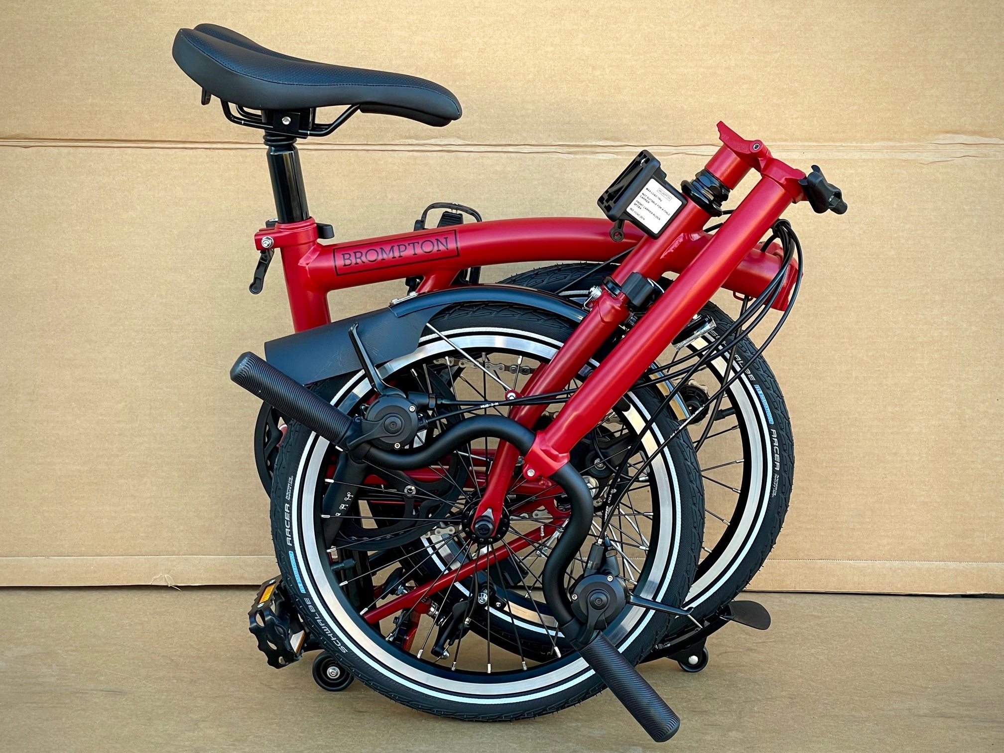 2023 Brompton C-Line Explore High-HB House Red Black Edition 