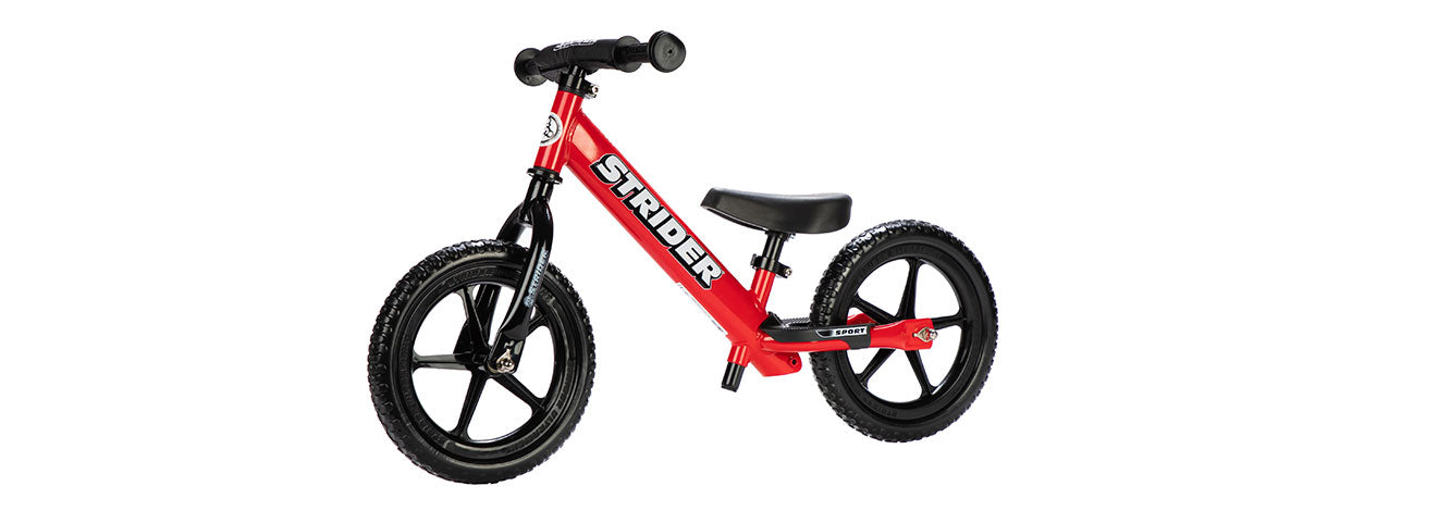 Strider balance best sale bike red