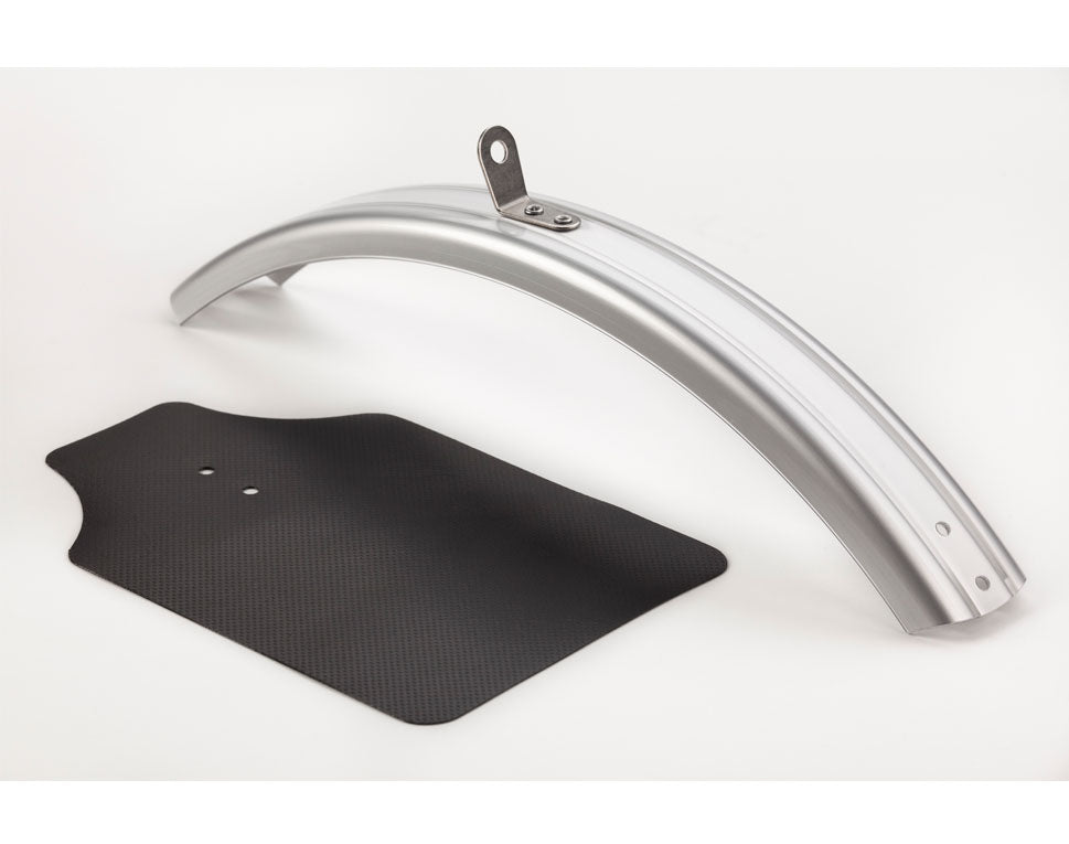 Brompton Front Mudguard, Blade/Flap Only Silver or Black
